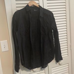 Gap linen LS shirt